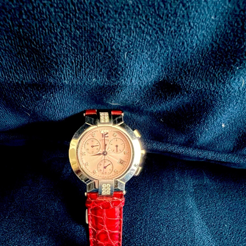 Concord watch with diamonds